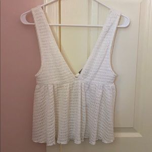 White summer blouse